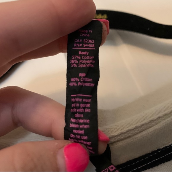 Betsy Johnson Lip Stripe Shirt - Picture 6 of 8